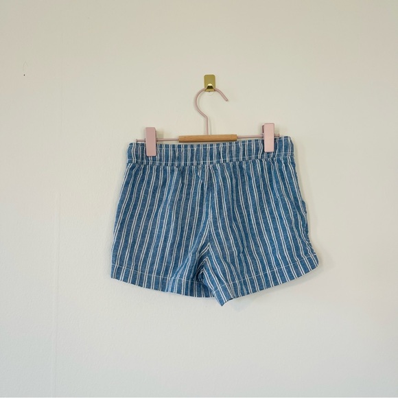 Linen Blend Drawstring Shorts - Picture 3 of 3